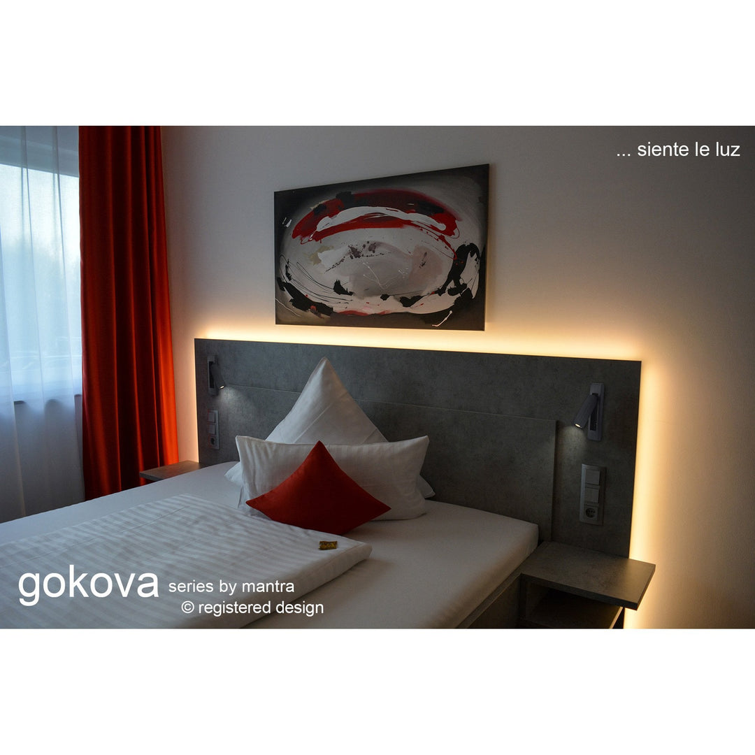 Mantra M6821 Gokova Wall Lamp 3W LED Sand Black