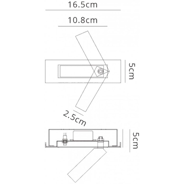 Mantra M6820 Gokova Wall Lamp 3W LED Sand White