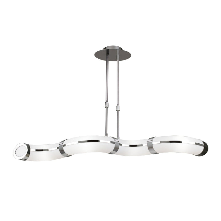 Mantra M8651/1 Guss Telescopic GU10 4 Light Polished Chrome White Acrylic