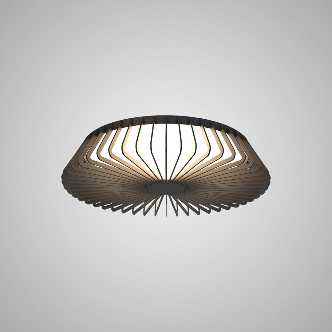 Mantra M7968 Himalaya 53cm Round Ceiling (Light Only) 56W LED Remote Control Black