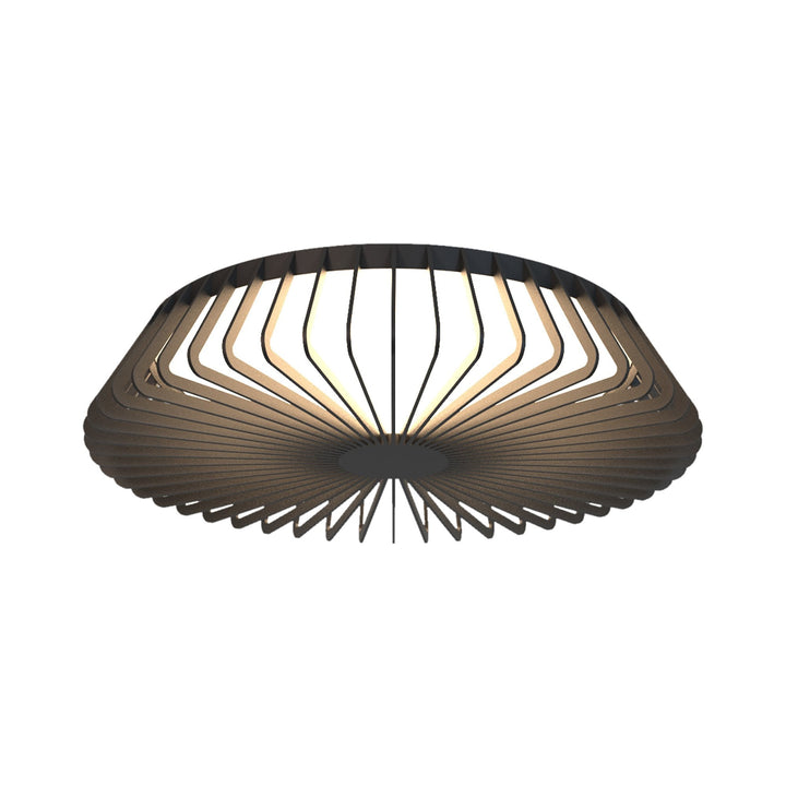 Mantra M7965 Himalaya 63cm Round Ceiling (Light Only) 80W LED Remote Control Black