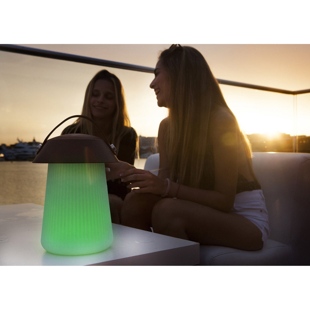 Mantra M3697 Funghi IP44 Portable 3W Speaker LED RGBW Lamp Bluetooth Remote Control