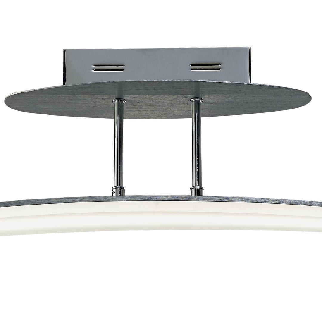 Mantra M4083 Hemisferic Semi Ceiling LED Bar Satin Aluminium