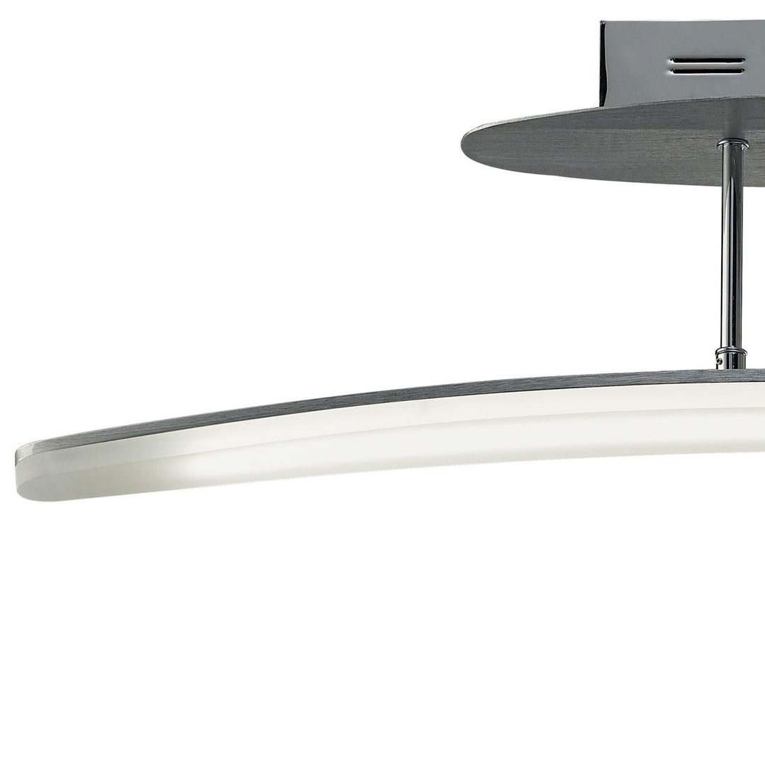 Mantra M4083 Hemisferic Semi Ceiling LED Bar Satin Aluminium