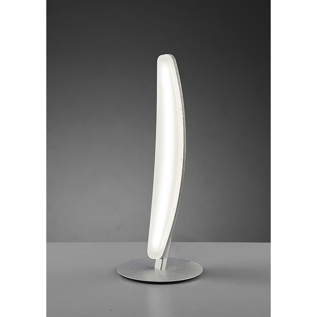 Mantra M4085 Hemisferic Table Lamp LED Satin Aluminium