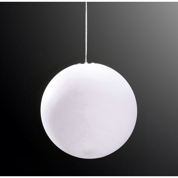 Mantra M1399 Huevo | Large Ball Pendant | Outdoor Lighting | Opal White E27