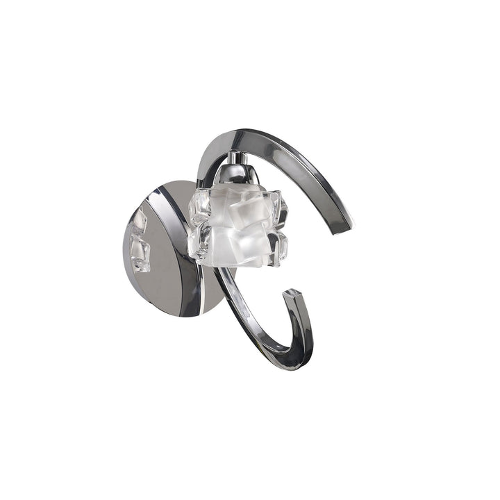 Mantra M1845 Ice Wall Lamp 1 Light G9 Polished Chrome