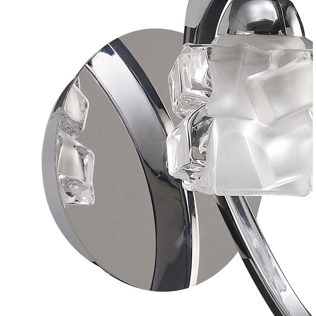 Mantra M1845 Ice Wall Lamp 1 Light G9 Polished Chrome