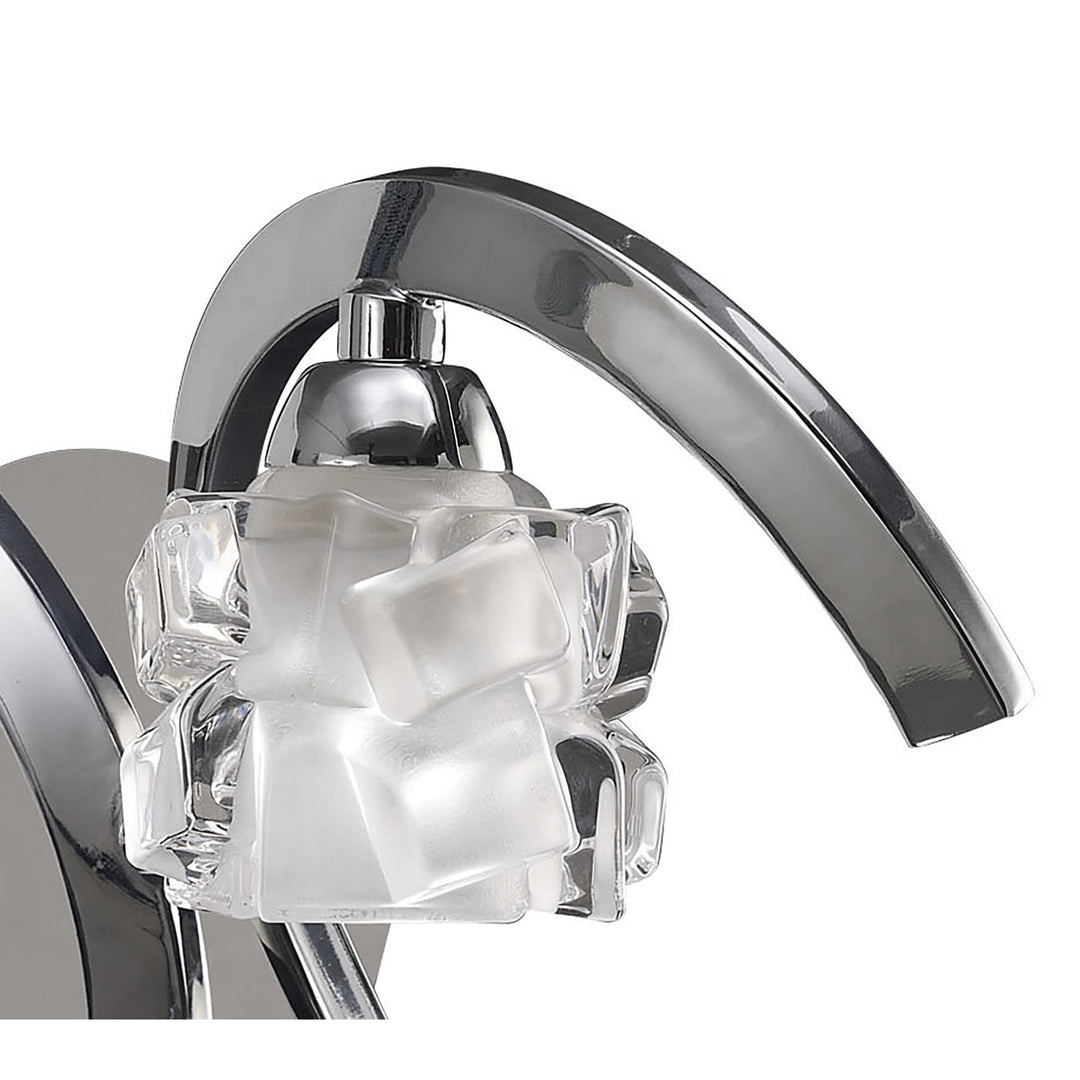 Mantra M1845 Ice Wall Lamp 1 Light G9 Polished Chrome