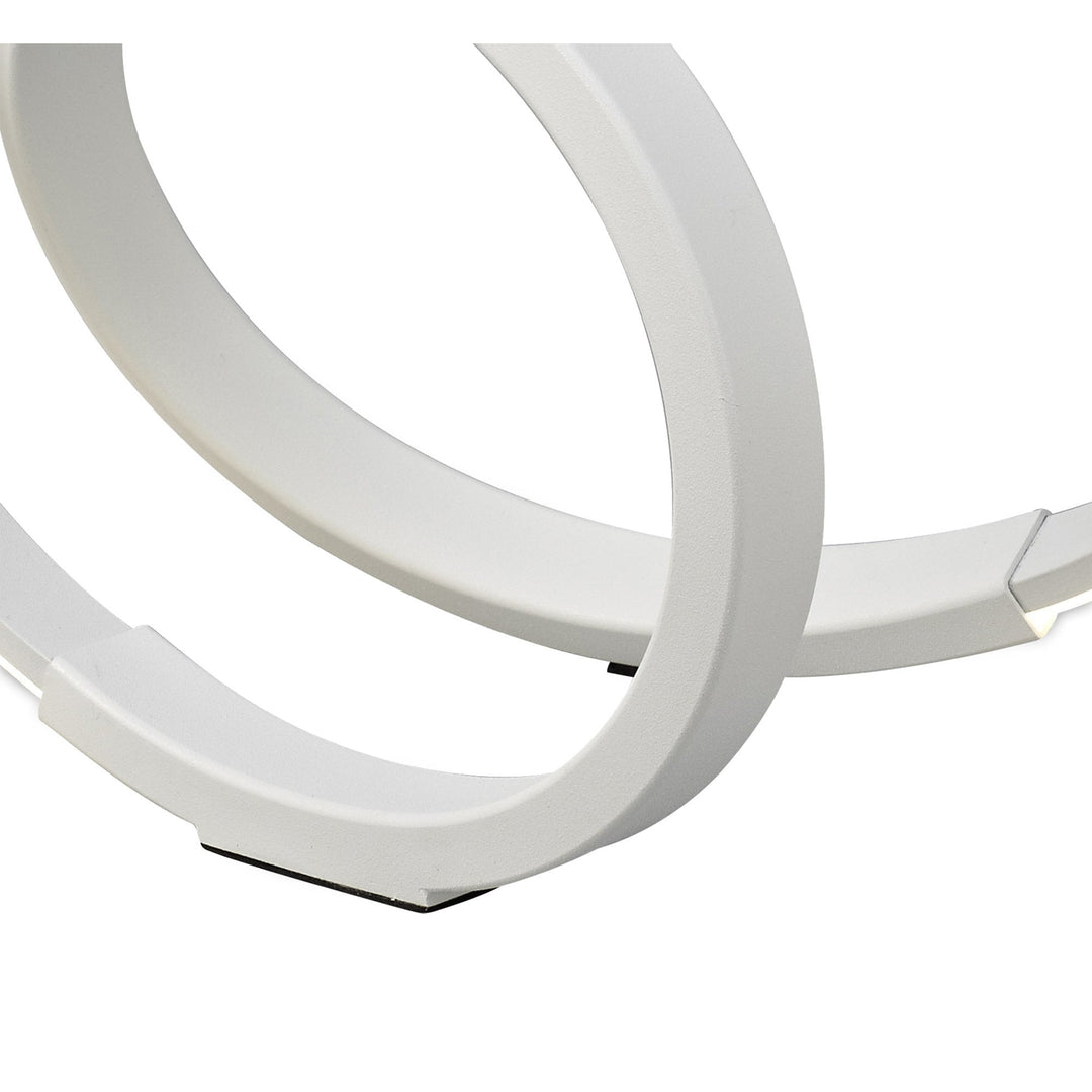 Mantra M5994K Infinity Blanco Table Lamp 12W LED White/White Acrylic