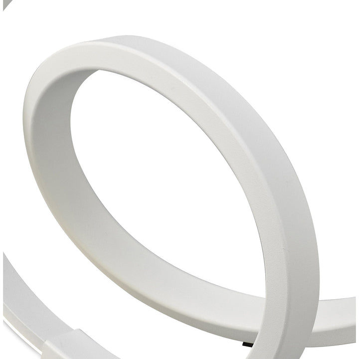 Mantra M5994K Infinity Blanco Table Lamp 12W LED White/White Acrylic