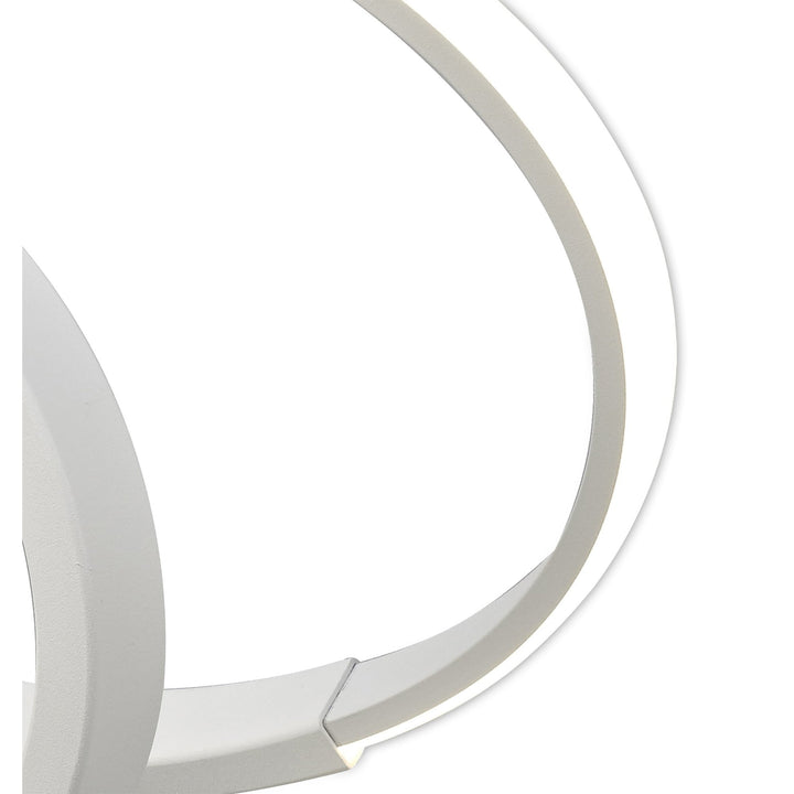 Mantra M5994K Infinity Blanco Table Lamp 12W LED White/White Acrylic