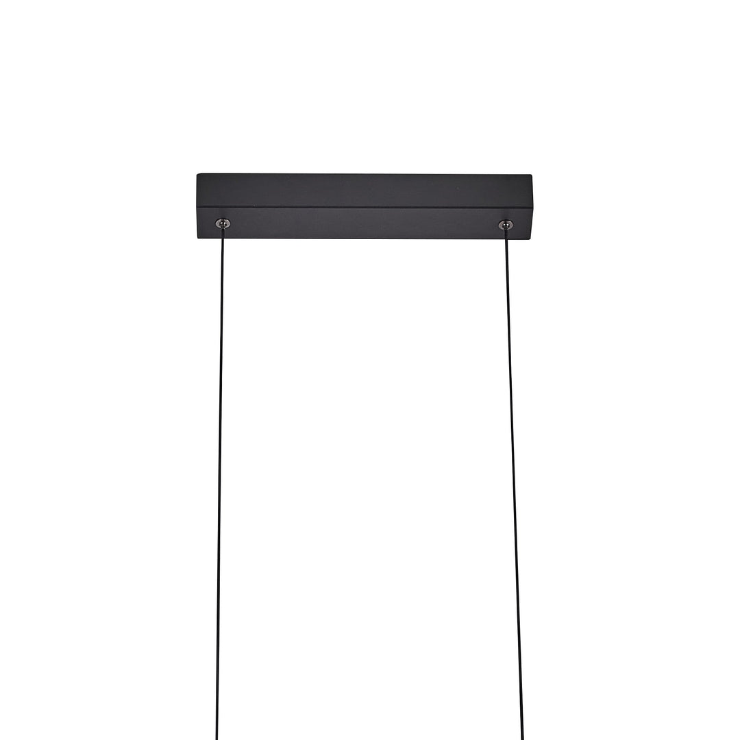 Mantra M7937 Ios Linear Pendant 6 Light Black