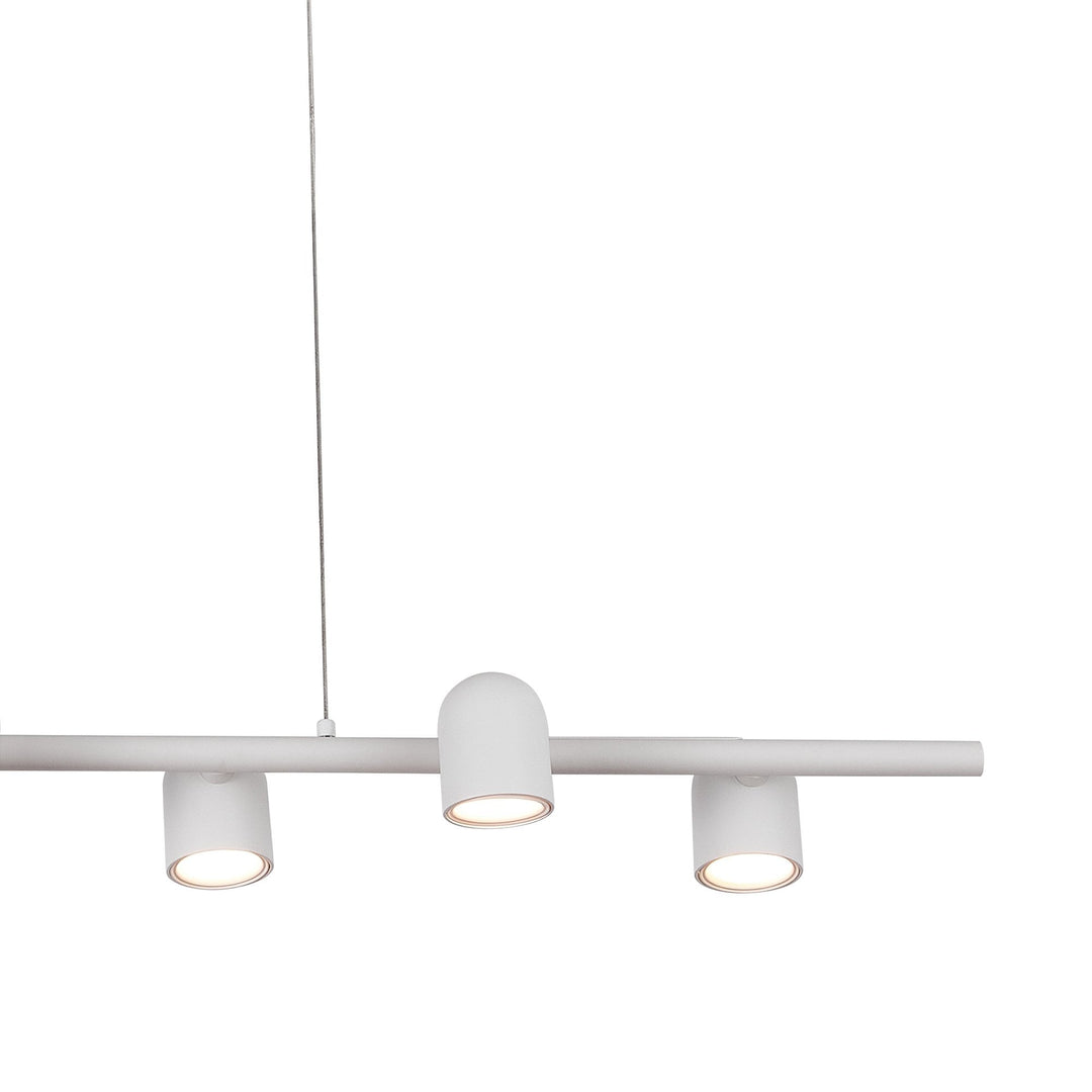 Mantra M7936 Ios Linear Pendant 6 Light White