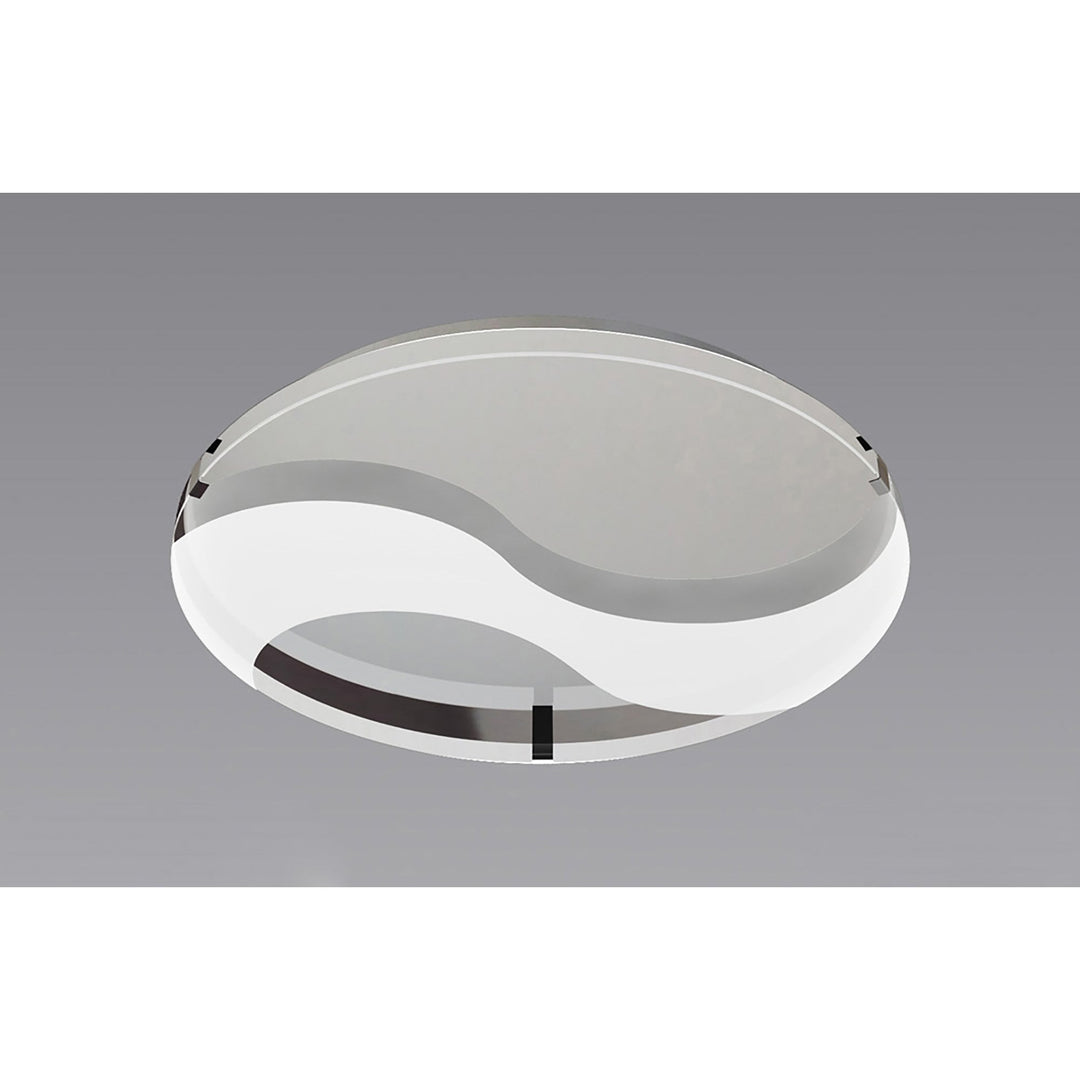 Mantra M8341/1 Jersey Ceiling 20W LED Round Polished Chrome/Opal White Glass