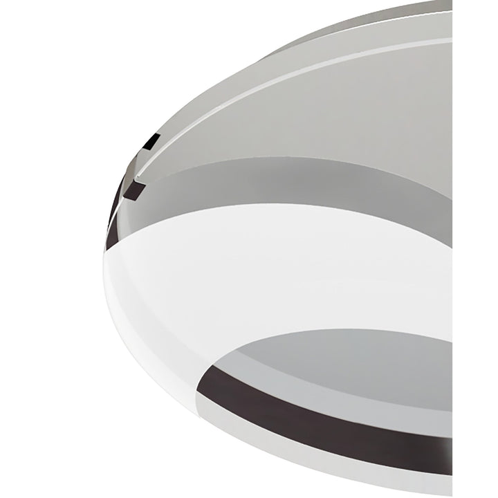 Mantra M8341/1 Jersey Ceiling 20W LED Round Polished Chrome/Opal White Glass