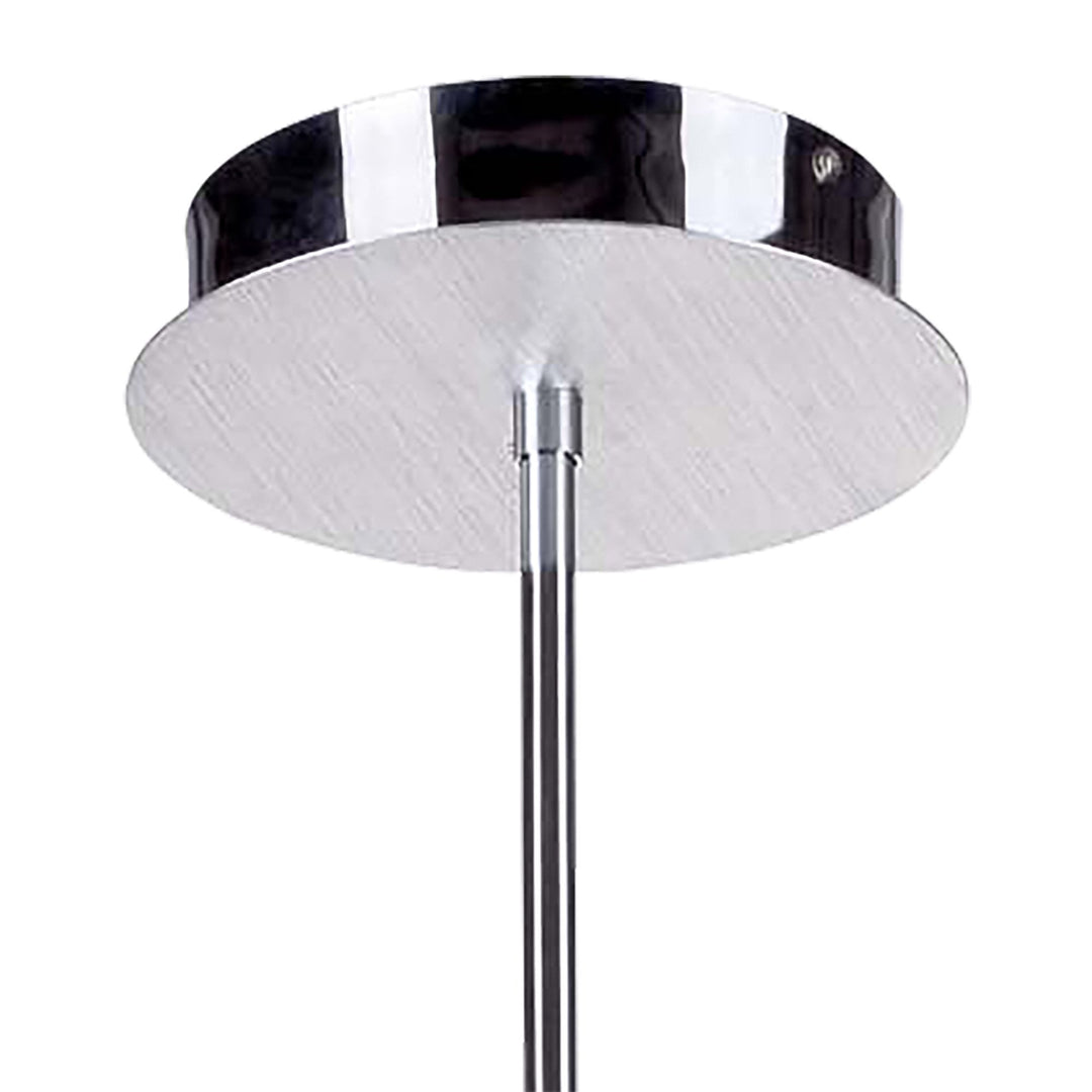 Mantra M8252/1 Juno Telescopic 5 Light 30W LED Satin Aluminium/Frosted Acrylic/Polished Chrome