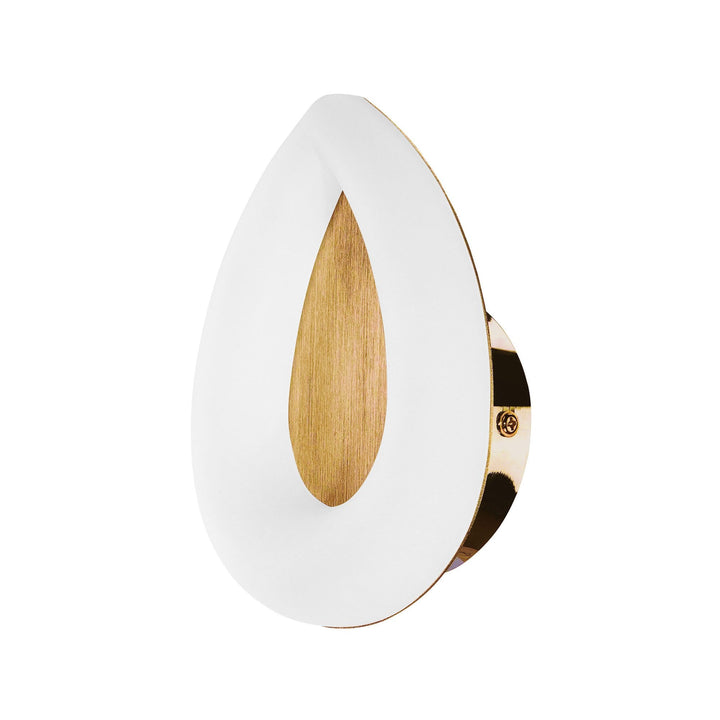 Mantra M8270/1 Juno Wall Lamp 5W LED Satin Gold/Frosted Acrylic/Gold