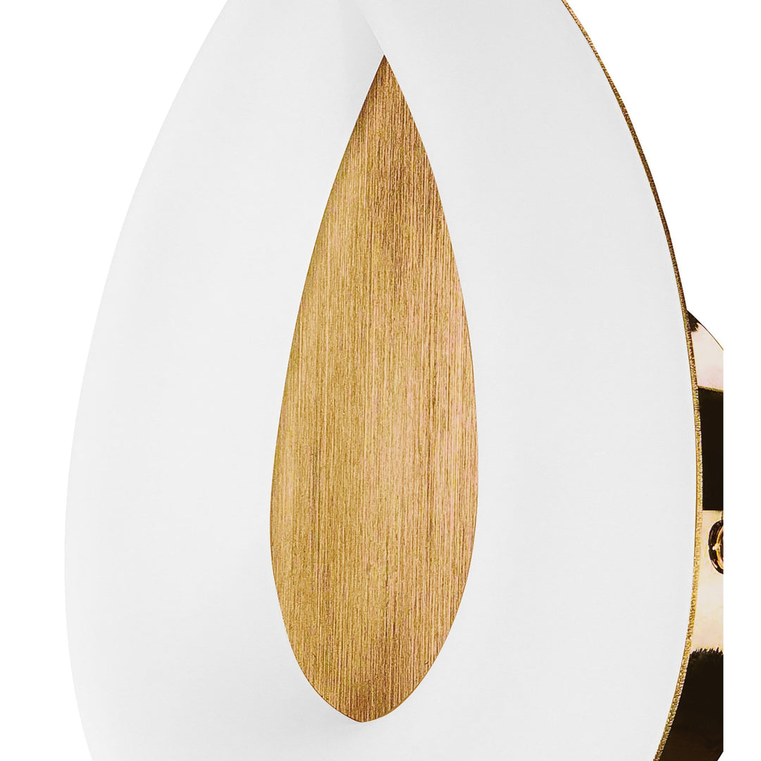 Mantra M8270/1 Juno Wall Lamp 5W LED Satin Gold/Frosted Acrylic/Gold