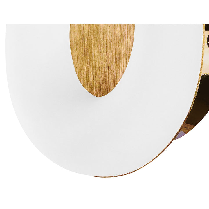 Mantra M8270/1 Juno Wall Lamp 5W LED Satin Gold/Frosted Acrylic/Gold