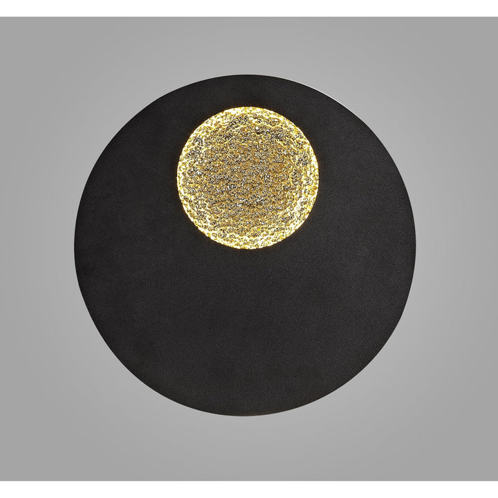 Mantra M7170 Jupiter Ceiling/Wall Light 18W LED Black/Gold