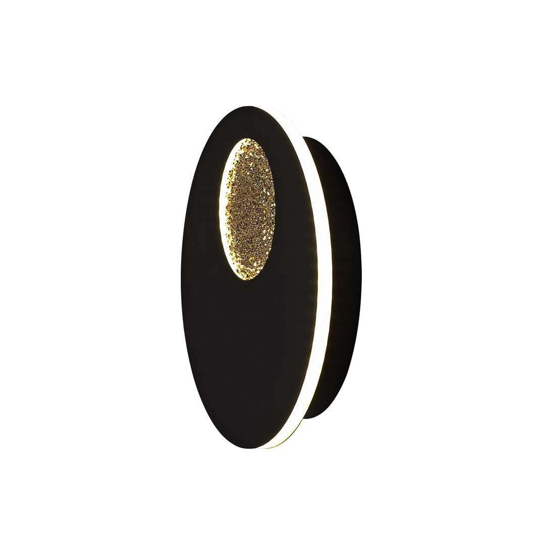 Mantra M7170 Jupiter Ceiling/Wall Light 18W LED Black/Gold