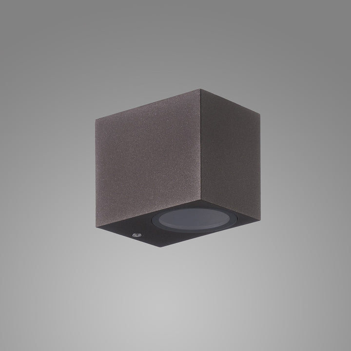 Mantra M7473 Kandanchu Outdoor Square Wall Lamp 1 Light Rust Brown