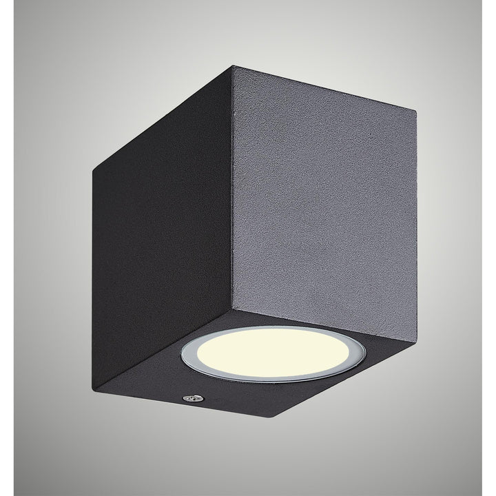 Mantra M7040 Kandanchu Outdoor Square Wall Lamp 1 Light Sand Black