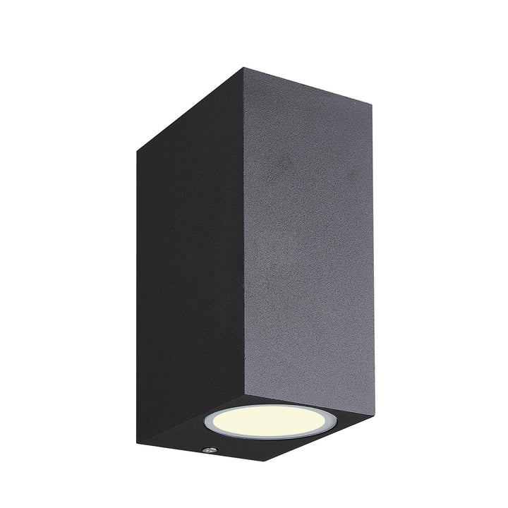 Mantra M7038 Kandanchu Outdoor Square Wall Lamp 2 Light Sand Black