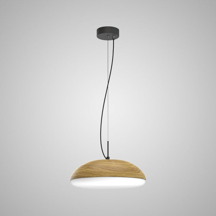 Mantra M8139 Kazz Pendant 38cm Round 4 Light Wood