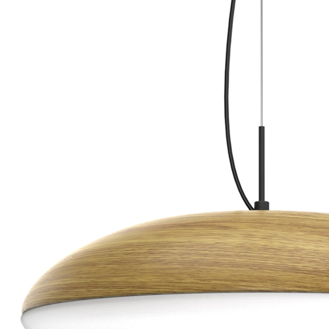 Mantra M8139 Kazz Pendant 38cm Round 4 Light Wood