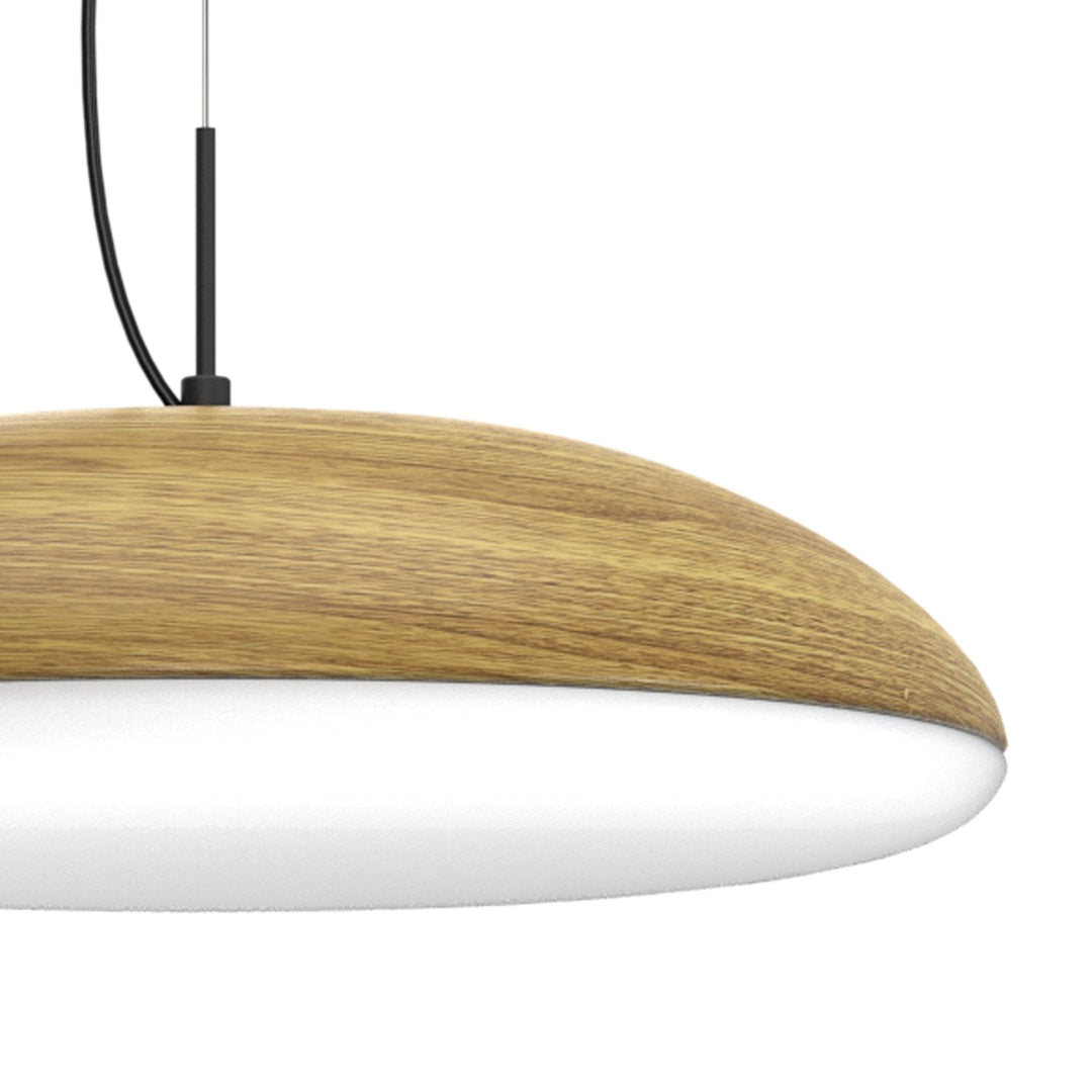 Mantra M8139 Kazz Pendant 38cm Round 4 Light Wood