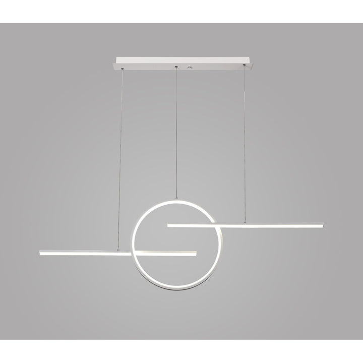 Mantra M7190 Kitesurf Centre Loop Linear Pendant 50W LED White