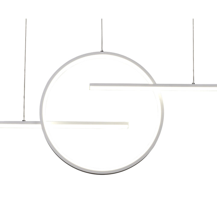 Mantra M7190 Kitesurf Centre Loop Linear Pendant 50W LED White