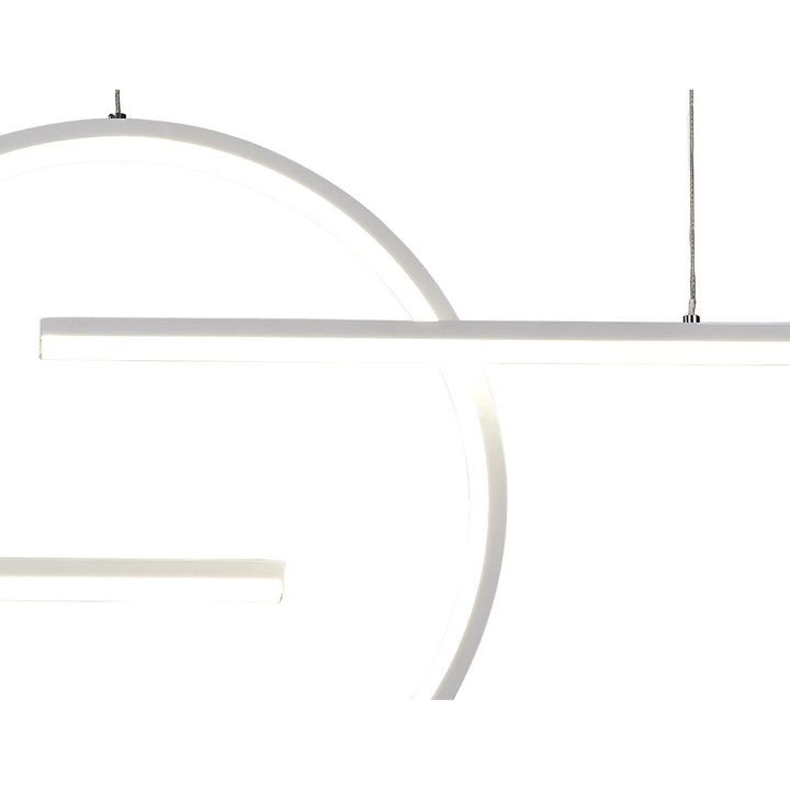 Mantra M7190 Kitesurf Centre Loop Linear Pendant 50W LED White