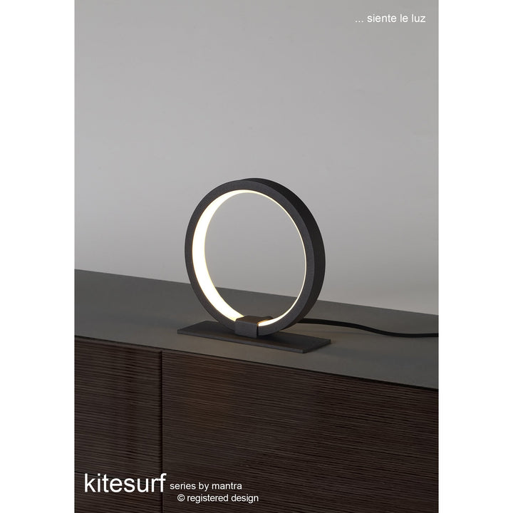 Mantra M7145 Kitesurf Table Lamp 8W LED Black