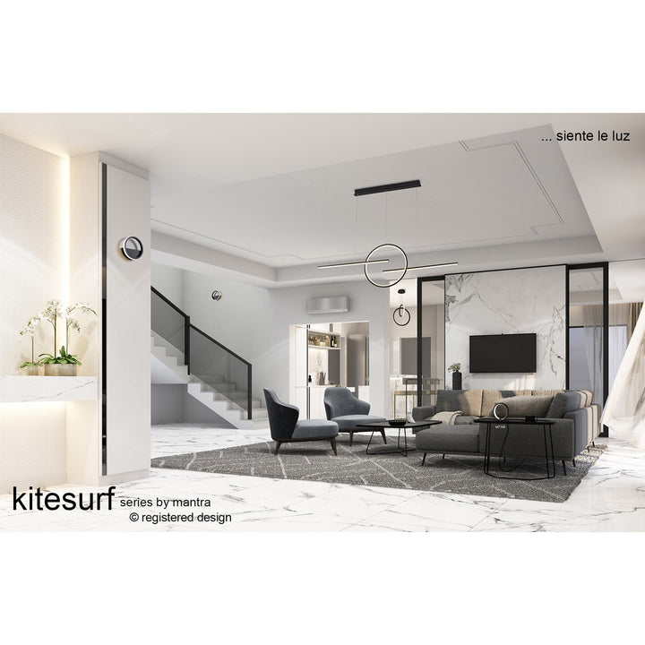 Mantra M8208 Kitesurf Loop Over Linear Pendant Dimmable 30W LED White