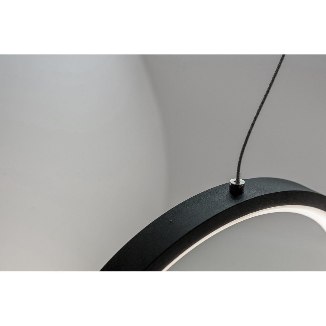 Mantra M7140 Kitesurf Centre Loop Linear Pendant 50W LED Black