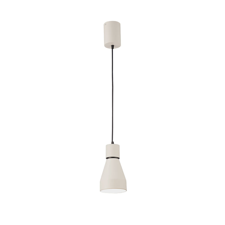 Mantra M5621 Kos Pendant Small 11cm Round 1 x E27 Matt White