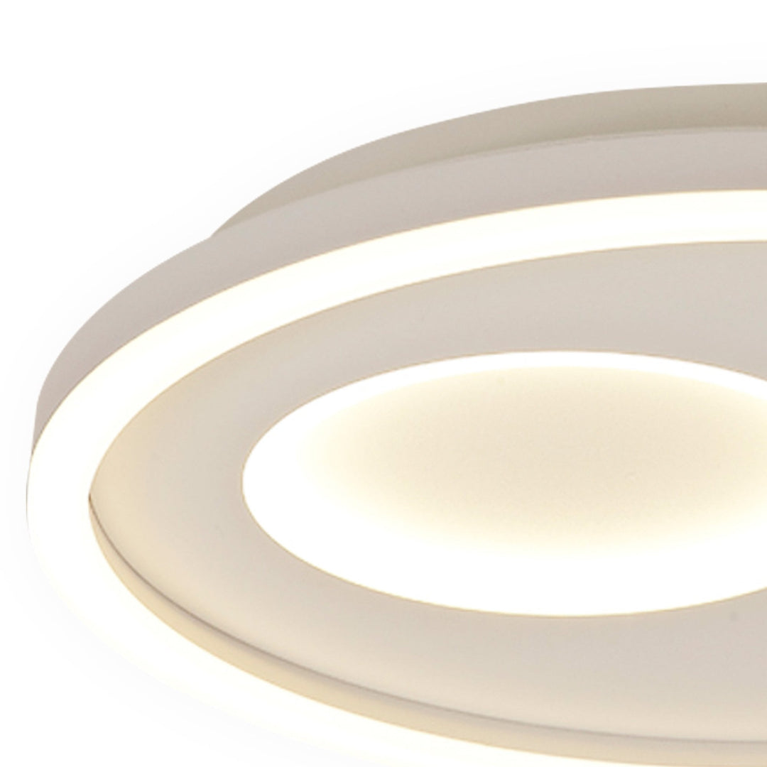 Mantra M6456 Krater Ceiling 40cm Round 36W LED 3000-6000K Tuneable Remote Control White