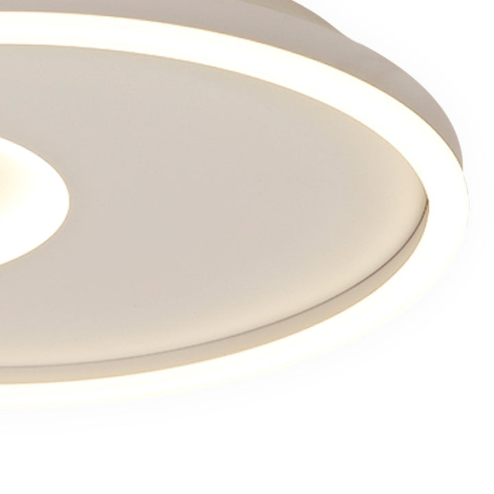 Mantra M6456 Krater Ceiling 40cm Round 36W LED 3000-6000K Tuneable Remote Control White