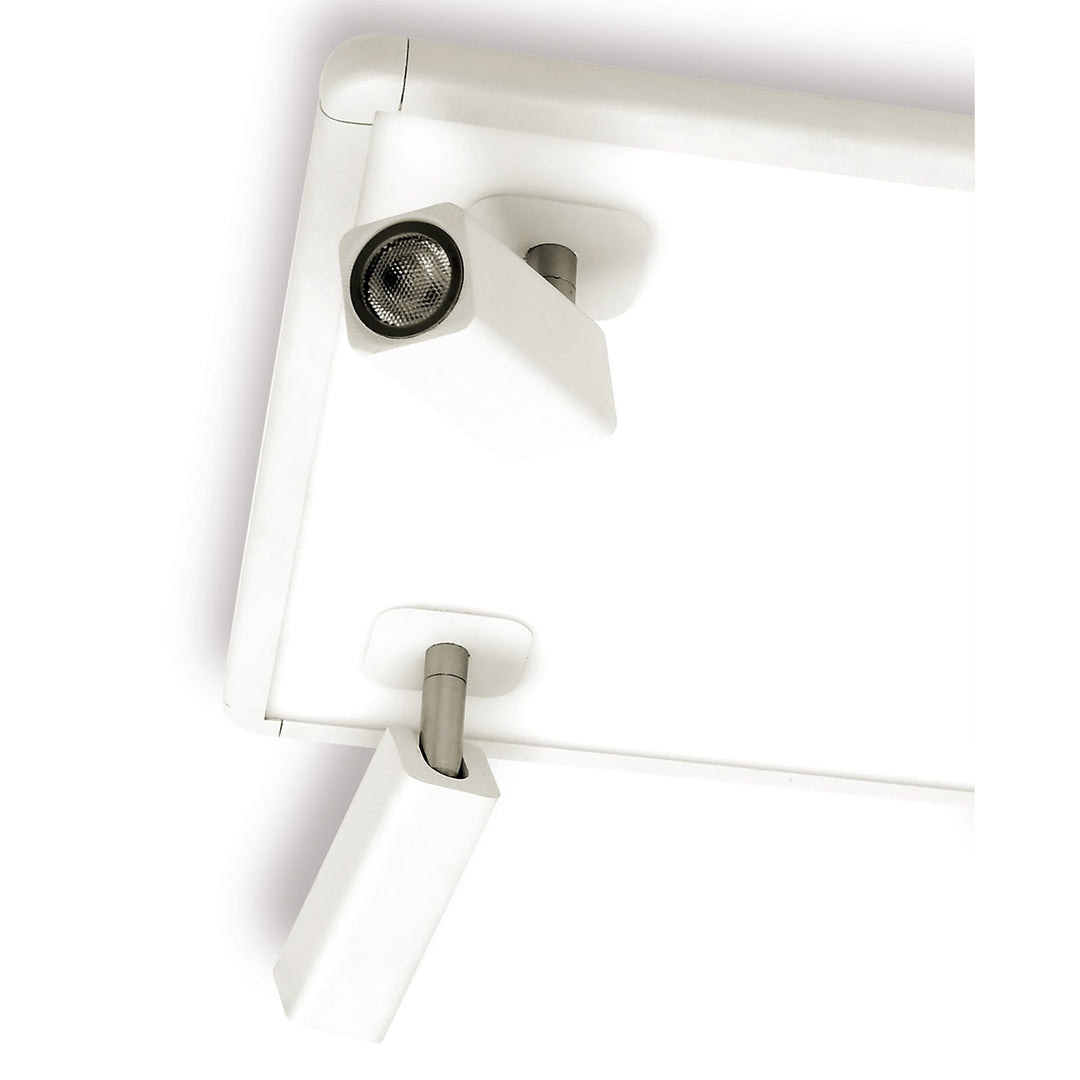 Mantra M5251 Ibiza Ceiling Light 4 Spotlights LED Square White