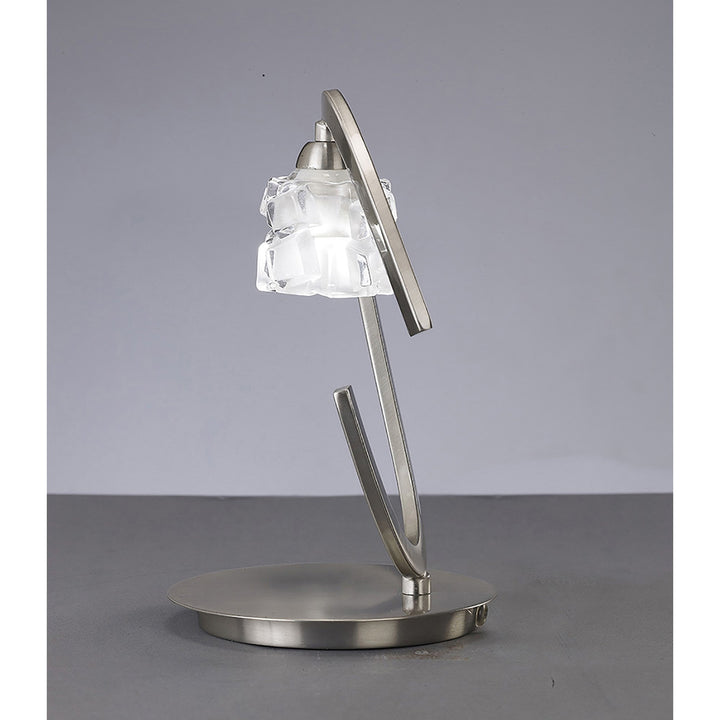 Mantra M1856 Ice Table Lamp Light Nickel