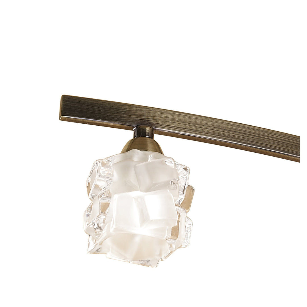 Mantra M1861 Ice Pendant 6 Light Antique Brass