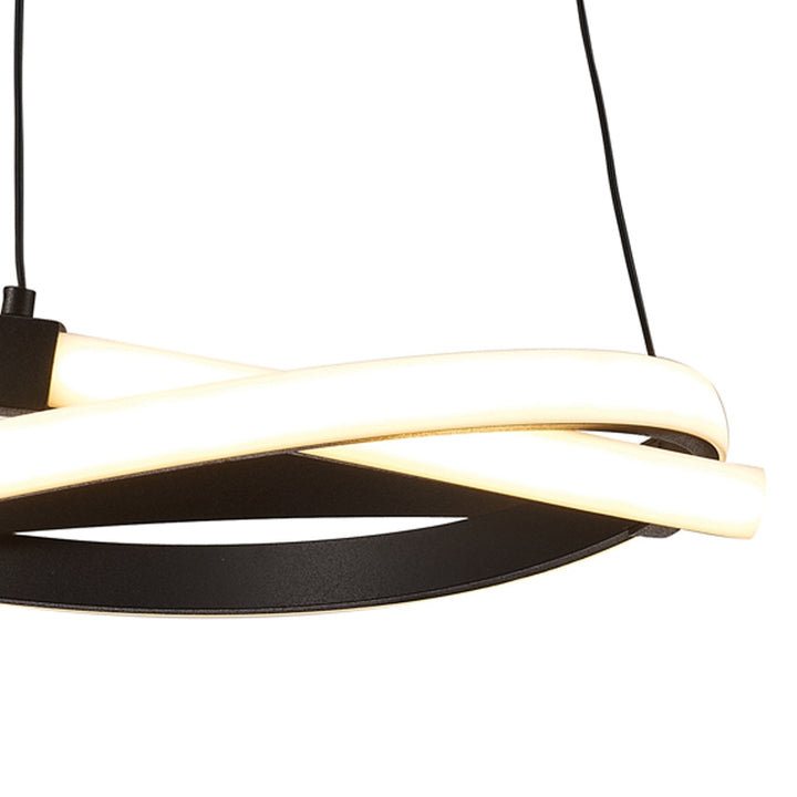 Mantra M5394 Infinity Pendant LED Brown Oxide White Acrylic