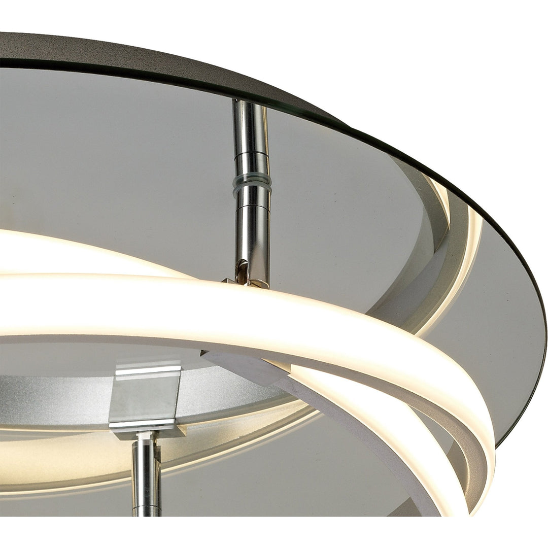 Mantra M5727 Infinity Flush Ceiling Light LED Silver