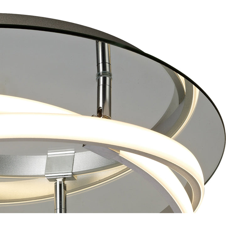 Mantra M5727 Infinity Flush Ceiling Light LED Silver