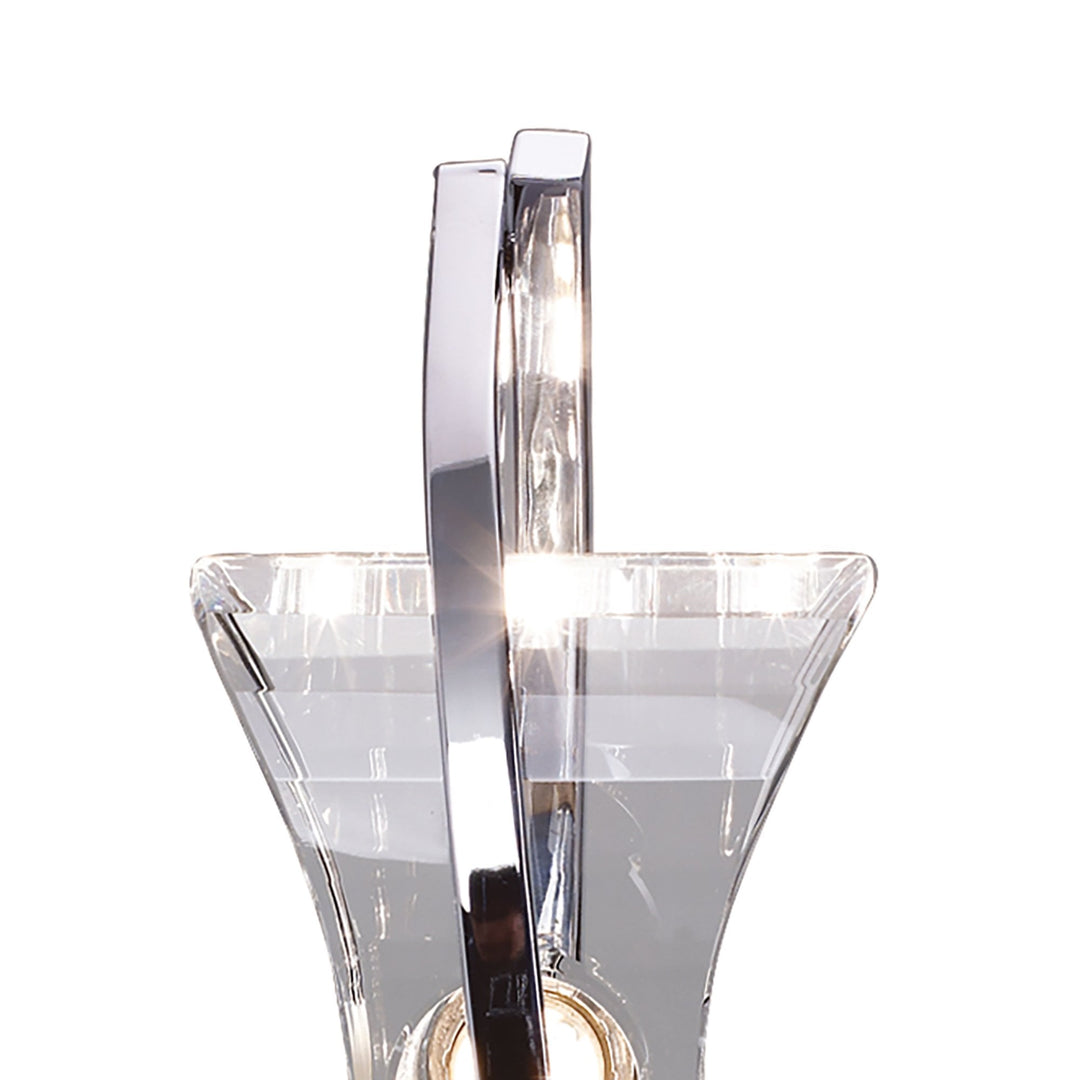 Mantra M0895 Kromo Table Lamp 1 Light G9 Looped Frame Polished Chrome