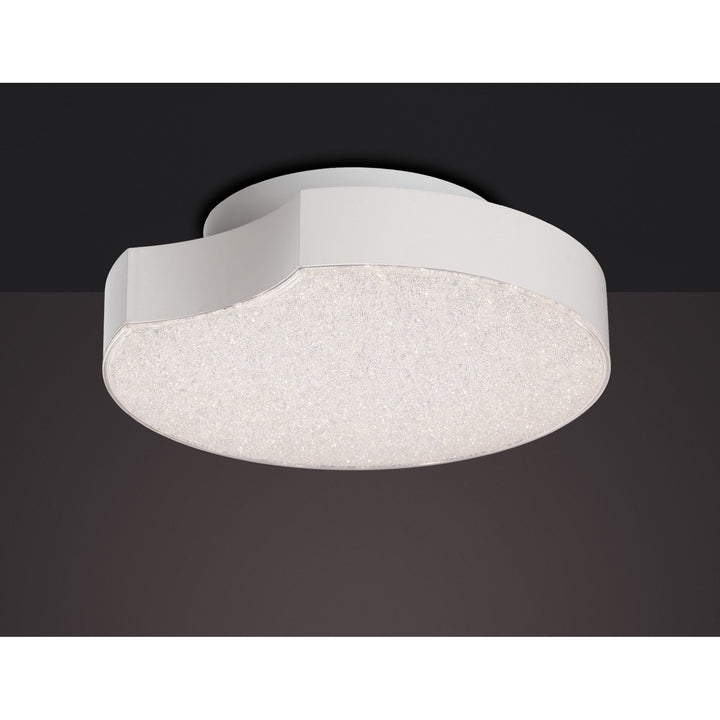 Mantra M5767 Lunas Flush Ceiling / Wall Light 25cm Diameter 14W LED White