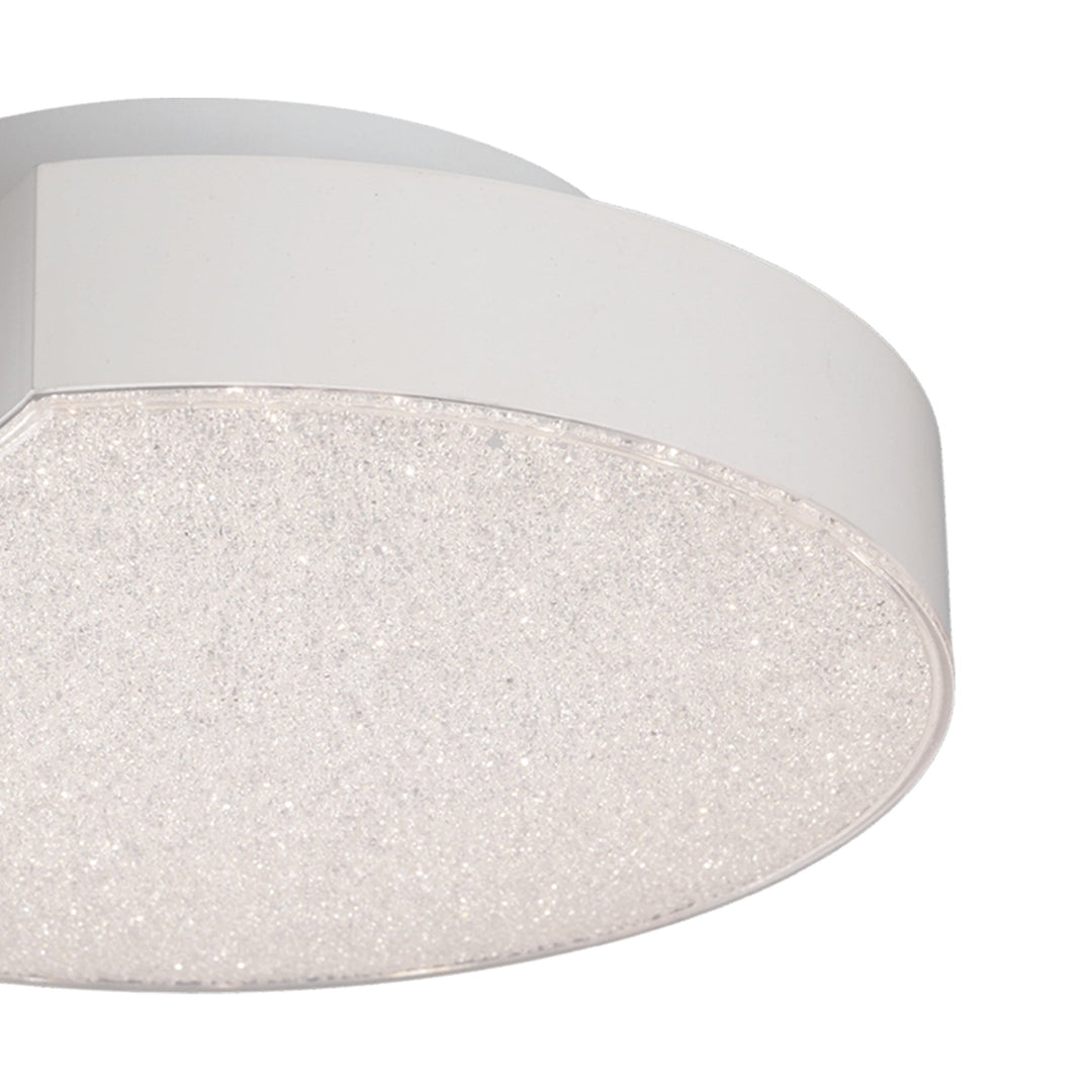 Mantra M5767 Lunas Flush Ceiling / Wall Light 25cm Diameter 14W LED White